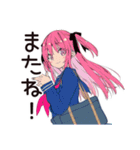 げんきな女子高生のテスト勉強★応援（個別スタンプ：8）