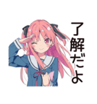 げんきな女子高生のテスト勉強★応援（個別スタンプ：9）