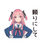 げんきな女子高生のテスト勉強★応援（個別スタンプ：22）