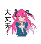 げんきな女子高生のテスト勉強★応援（個別スタンプ：36）