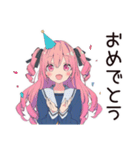 げんきな女子高生のテスト勉強★応援（個別スタンプ：38）