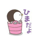こつぶぺんぎん。（個別スタンプ：11）