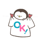 こつぶぺんぎん。（個別スタンプ：16）