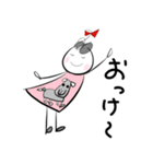 W. はなちゃん P. 86 まろやかマロンちゃん（個別スタンプ：6）
