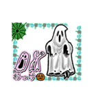 アンデッド動く⚰️ゴースト毎日使える日常（個別スタンプ：3）