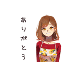 やさしい妻の今日のありがとう♡（個別スタンプ：7）