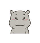 まんまるカバの感情パレード（個別スタンプ：2）