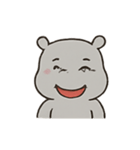 まんまるカバの感情パレード（個別スタンプ：4）
