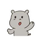 まんまるカバの感情パレード（個別スタンプ：24）