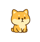 柴犬 日常気分（個別スタンプ：3）