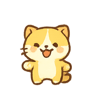 プリンねこPuddingのほわほわ日常（個別スタンプ：4）