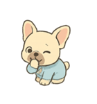 ねむねむフレブル パジャマ行進（個別スタンプ：2）