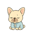 ねむねむフレブル パジャマ行進（個別スタンプ：5）