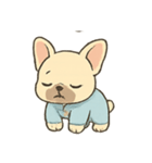 ねむねむフレブル パジャマ行進（個別スタンプ：7）