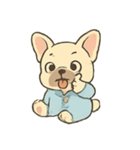 ねむねむフレブル パジャマ行進（個別スタンプ：8）