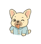 ねむねむフレブル パジャマ行進（個別スタンプ：9）