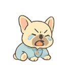 ねむねむフレブル パジャマ行進（個別スタンプ：14）