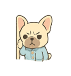 ねむねむフレブル パジャマ行進（個別スタンプ：15）