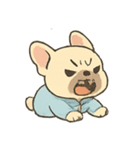 ねむねむフレブル パジャマ行進（個別スタンプ：19）