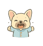 ねむねむフレブル パジャマ行進（個別スタンプ：20）