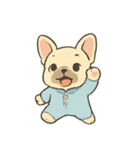 ねむねむフレブル パジャマ行進（個別スタンプ：22）