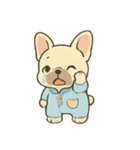 ねむねむフレブル パジャマ行進（個別スタンプ：23）