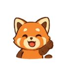 レッサーパンダキュート（個別スタンプ：1）