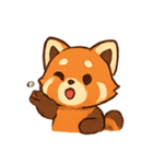 レッサーパンダキュート（個別スタンプ：4）