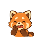 レッサーパンダキュート（個別スタンプ：16）