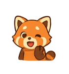 レッサーパンダキュート（個別スタンプ：22）
