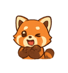 レッサーパンダキュート（個別スタンプ：24）