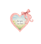 夢かわ風景スタンプ – ハート＆癒し語句（個別スタンプ：1）