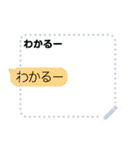 ボタン1つで日常会話。（個別スタンプ：5）