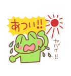 カエル好きの使いやすい日常スタンプ6(夏)（個別スタンプ：21）