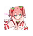 ベリースイートな苺姫日常スタンプ（個別スタンプ：3）