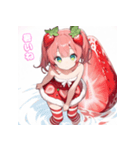 ベリースイートな苺姫日常スタンプ（個別スタンプ：6）