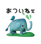 POPな動物✳︎毎日使える3Dスタンプ（個別スタンプ：6）