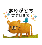 POPな動物✳︎毎日使える3Dスタンプ（個別スタンプ：19）