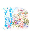 夏に毎日使える でか文字 水彩✿大人上品（個別スタンプ：34）