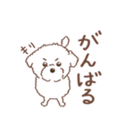 【夏】タフィ・ザ・チワプー2 夏の白い犬（個別スタンプ：8）