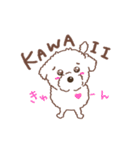 【夏】タフィ・ザ・チワプー2 夏の白い犬（個別スタンプ：39）