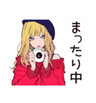 カフェ活するキュートなオンニ♡（個別スタンプ：9）