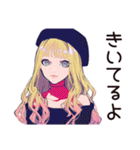 カフェ活するキュートなオンニ♡（個別スタンプ：11）
