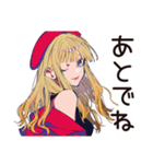 カフェ活するキュートなオンニ♡（個別スタンプ：32）
