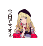 カフェ活するキュートなオンニ♡（個別スタンプ：36）
