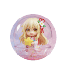 黄色の精霊みなみちゃんカプセルトイ（個別スタンプ：1）