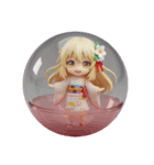 黄色の精霊みなみちゃんカプセルトイ（個別スタンプ：2）