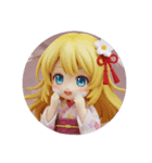黄色の精霊みなみちゃんカプセルトイ（個別スタンプ：3）