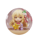 黄色の精霊みなみちゃんカプセルトイ（個別スタンプ：5）