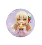 黄色の精霊みなみちゃんカプセルトイ（個別スタンプ：8）
